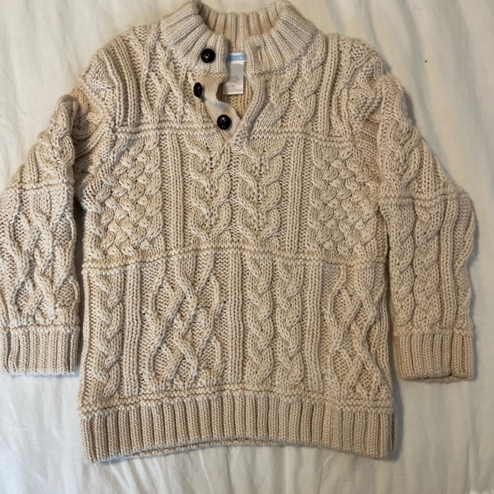 Janie and Jack toddler Cableknit Sweater